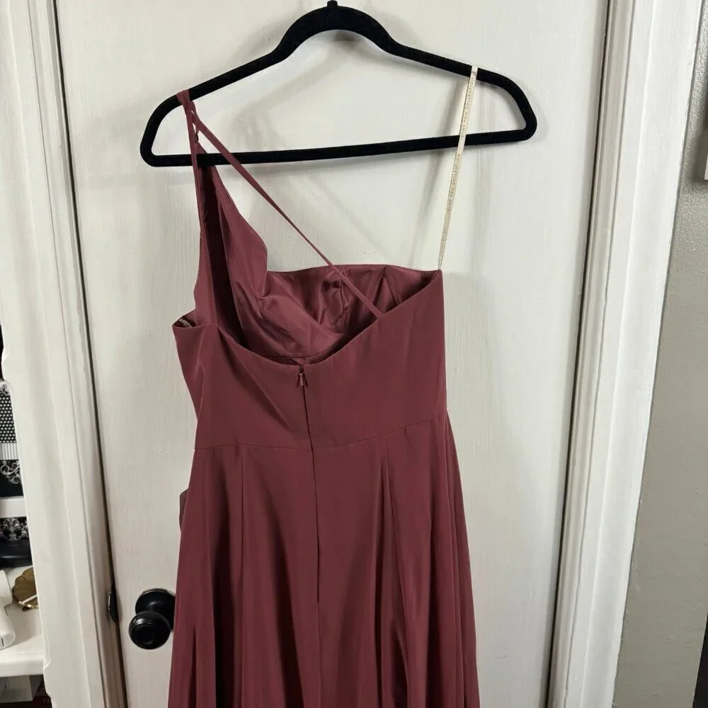 JENNY YOO Kora cinnamon rose.  Bridesmaid dress, formal gown.